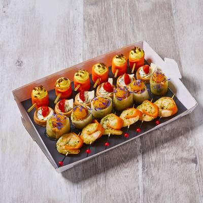 2050000366109 - Traiteur Idbuffet - Kit cocktail apéritif  - 74 pièces