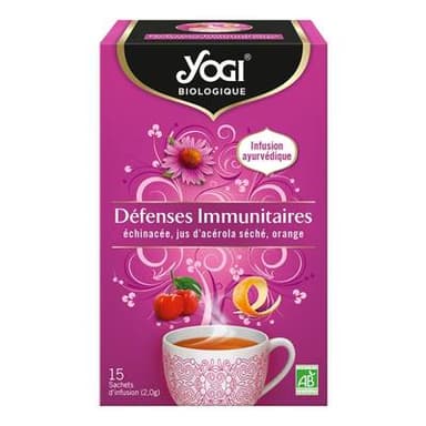 Yogi Infusion Défenses Immunitaires Bio - 15 sachets, 30g