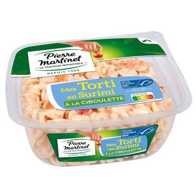 Pierre Martinet Tortis au Surimi et à la Ciboulette, 300g
