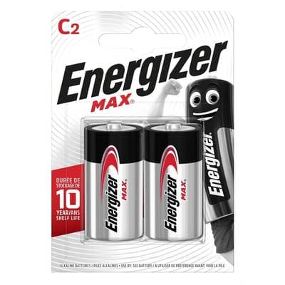 Energizer Pile alcaline LR14 / C Max, 2 piles