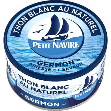 Petit Navire Thon Blanc au Naturel, 93g