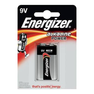 Energizer Pile 9V 6LR 61 Alcaline Power, 1  pile