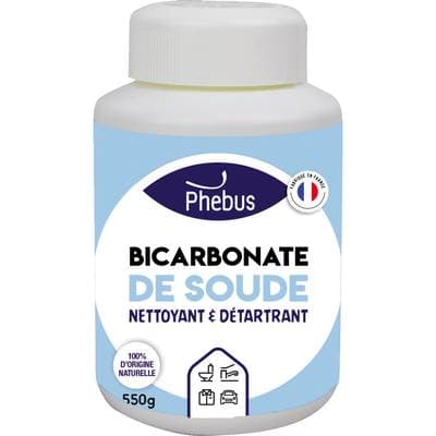 Phébus Bicarbonate de soude nettoyant et détartrant, 550g