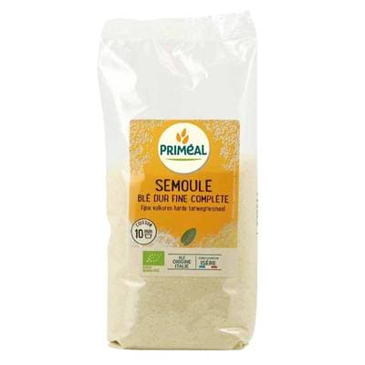 Priméal Semoule de Blé Dur Complète bio, 500g