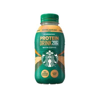 Starbucks Boisson lactée protéinée au café arabica saveur noisettes caramélisées, 33cl
