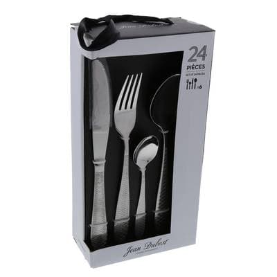 Jean Dubost Couvert en boite cadeau, 24 pieces