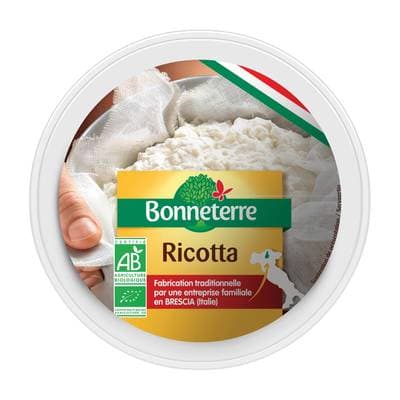 Bonneterre Ricotta Bio, 250g