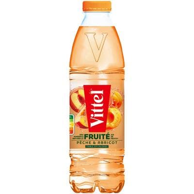 Vittel Eau Plate Aromatisée Pêche Abricot, 1L