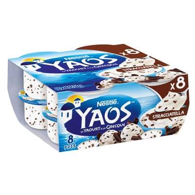 Yaos Yaourt à la Grecque Stracciatella, 8x125g