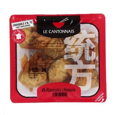 Le Cantonnais Raviolis Chinois, 6 pièces - 180g