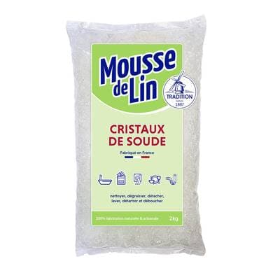 Mousse De Lin Tradition Cristaux de soude, 2kg