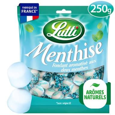 Lutti Bonbons à la menthe menthise, 250g