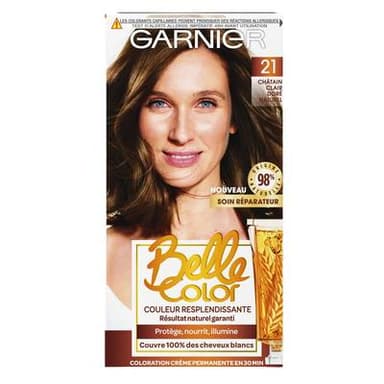 Garnier Coloration Belle Color, N°21 Châtain Clair Doré