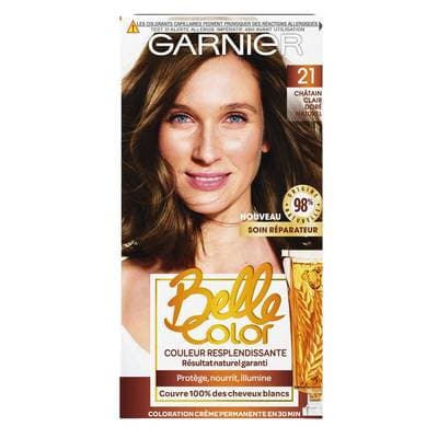 Garnier Coloration Belle Color, N°21 Châtain Clair Doré