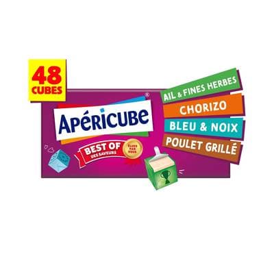 Apéricube Best-Of des saveurs, 48 fromages - 250g