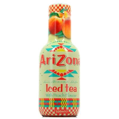 Arizona Thé glacé au thé noir et à la pêche, 500ml