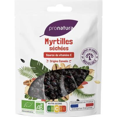 Pronatura - Myrtilles séchée bio 
