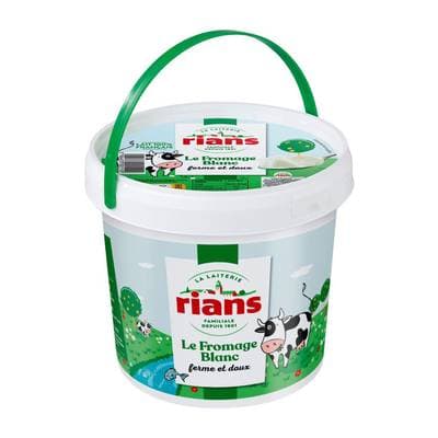 Rians Fromage Blanc Doux de Campagne, 2kg
