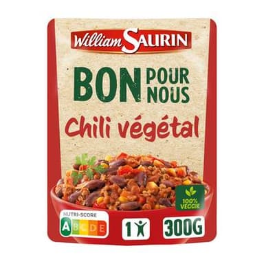 William Saurin Chili Végétal épicé - Bon pour Nous, 300g