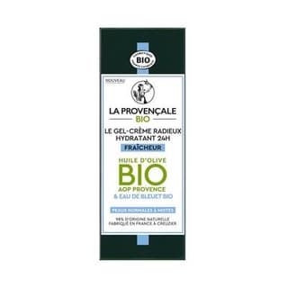 La Provencale BIO Gel-Crème Visage Gel-Crème Hydratant Bio 24h Fraîcheur Radieux, 50ml