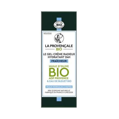 La Provencale BIO Gel-Crème Visage Gel-Crème Hydratant Bio 24h Fraîcheur Radieux, 50ml