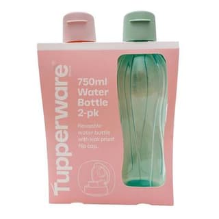 Tupperware Bouteilles recyclés lot de 2, 2 x 750ml