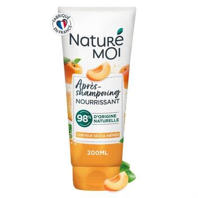 Nature Moi Après-shampoing Nourrissant Abricot Bio et Huile de Sésame Bio Sans sulfate, 200ml