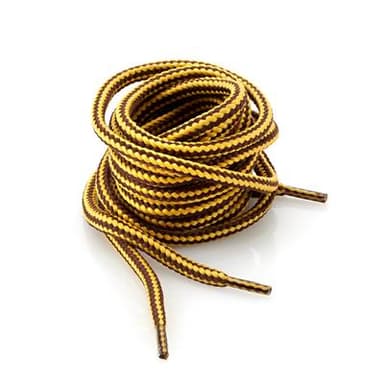 De Clermont Lacets fantaisie brun et jaune, 120 cm 2 pièces