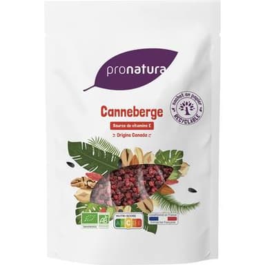 Pronatura Cranberries Entière, Bio, 1kg