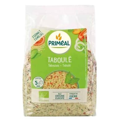 Priméal Taboulé Bio, inspiration Libanaise, 600g
