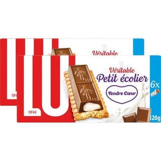 Lu Biscuit Petit écolier Choco tendre, Lot de 2x6 biscuits - 120g