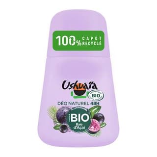 Ushuaïa Déodorant bille Bio 48h Açai, 50ml