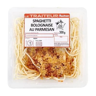 Auchan Le Traiteur Spaghetti à la Bolognaise, 1 Part - 300g