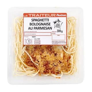Auchan Le Traiteur Spaghetti à la Bolognaise, 1 Part - 300g