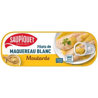 Saupiquet Filets de Maquereaux Sauce Moutarde, 169g