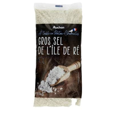 Auchan Terroir Gros sel de l'île de Ré IGP, 1kg