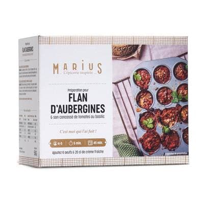 Marius, L'Épicerie Inspirée Préparation pour flan d'aubergines, 560g