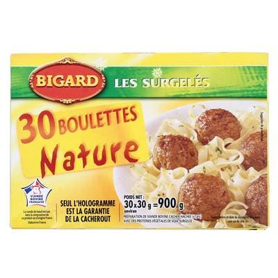 Bigard Boulettes de boeuf, 900g