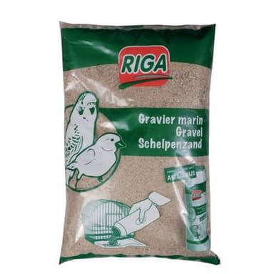 Riga Gravier marin anisé pour fond de cage à oiseaux, 5kg