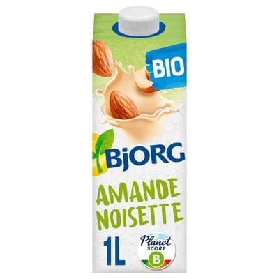 Bjorg Lait d'Amande Noisette Boisson Végétale Bio, 1L
