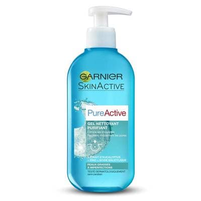 Garnier Gel nettoyant purifiant, 200ml