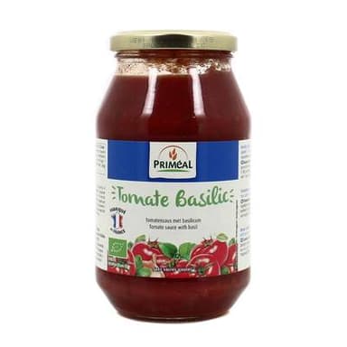 Priméal Sauce tomate basilic Bio, 510g