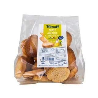 Henaff Toasts Apéritifs Huile d'olive, 100g
