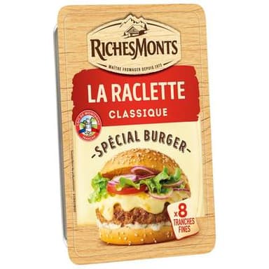 Richesmonts Raclette burger, 140g