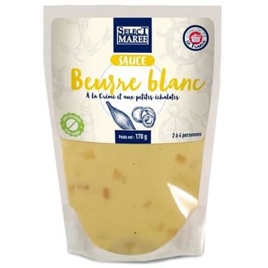 Select Maree Sauce au Beurre Blanc à la Crème et Petites Echalottes, 170g