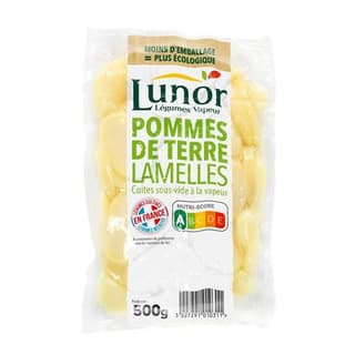Lunor Pommes de Terre en Lamelles, 500g