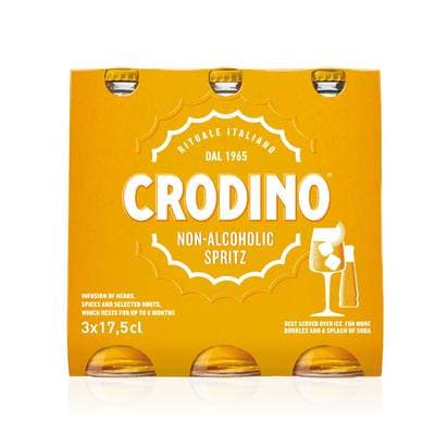 Crodino Spritz sans alcool, 3x17,5cl