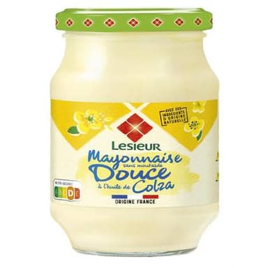 Lesieur Mayonnaise Douce à l'Huile de Colza, 235g