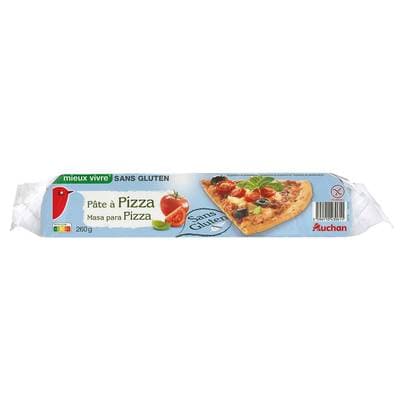 Auchan Pâte à Pizza Sans Gluten, 260g