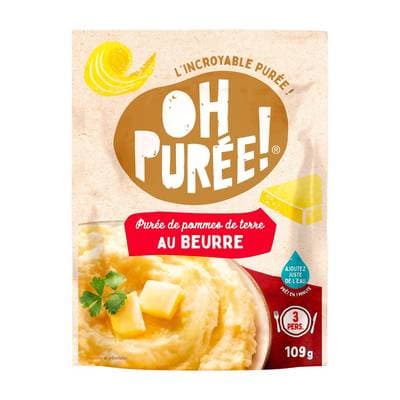 Oh Purée ! Purée de Pommes de terre au Beurre, 109g